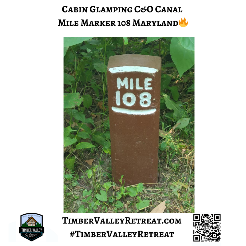 Direct Access to C&O Canal Mile Marker 108 🚲
One of the most significant perks of staying at Timber Valley Retreat cabin rentals is our proximity to the trail. We are located at mile marker 108, meaning you can leave your car behind and be hiking & biking the canal within minutes of waking up. The towpath here is beautifully maintained and offers a canopy of trees that provides much-needed shade during the warmer months. It is a seamless transition from the privacy of our ridge to the historical expanse of the national park.
