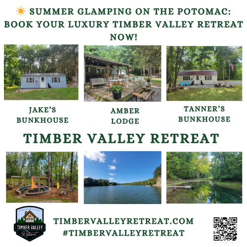 9 Phenomenal Reasons a Summer Glamping Potomac River Cabin Is the Best Escape! 🌲
The Ultimate Summer Glamping Potomac River Cabin Experience ☀️
When the humidity rises and the city heat becomes too much, there is no better refuge than a summer glamping Potomac River cabin. Located in the heart of the Appalachian mountains, Timber Valley Retreat private campground offers a unique blend of rugged outdoor adventure and climate-controlled comfort. Staying at our summer glamping Potomac River cabin site means you can enjoy the "Great Outdoors" all day and sleep in cool, air-conditioned bliss all night. It is the ultimate way to "make time for the family" during the long summer months.