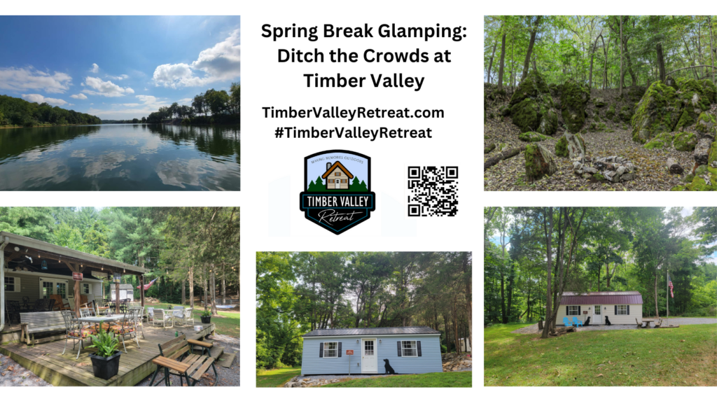 🛶 Plan the ultimate spring break nature getaways! Book your spring escape at Timber Valley Retreat for hiking, river views, and family hospitality. 🌸