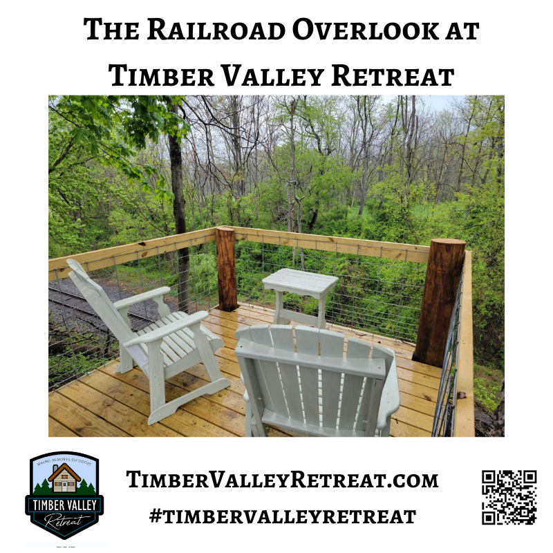 Watch the Trains at the Railroad Overlook 🚂
There is a unique rhythm to life here, and part of that includes the distant whistle of the trains. Our Railroad Overlook provides a fantastic vantage point to watch the rail lines that have moved through this valley for generations. It’s a peaceful spot to sit with a book and watch the world go by.