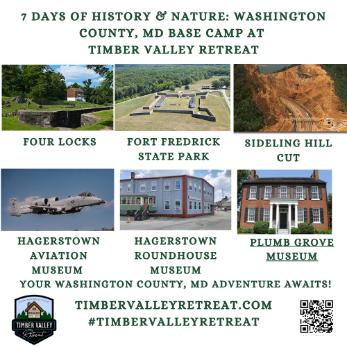 🌲 Ready to Explore Local History Maryland? Stay at Timber Valley Retreat Campgrounds MD for a historic 100-acre escape near the C&O Canal and Potomac! 🏞️