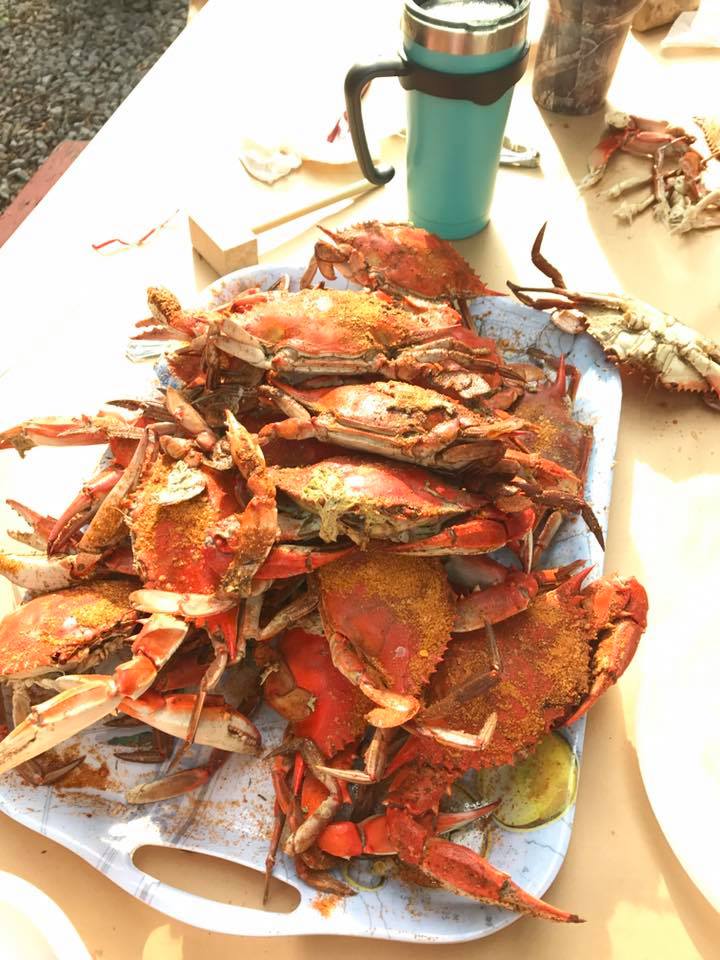 Enjoy some Maryland Chesapeake blue crabs while you are at Private Retreat Western Maryland with family and friends.