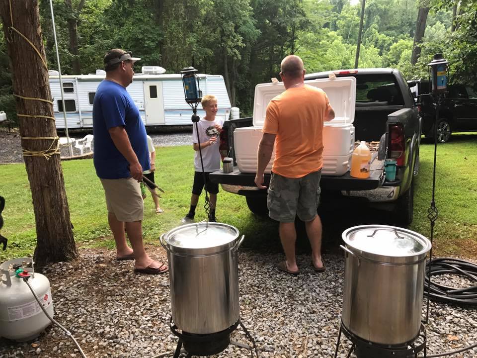The Perfect Setting for a Crab Feast 🦀
Enjoying Maryland crabs at Timber Valley Retreat means you have the space to do it right. Our summer kitchen is a game-changer for large groups. With sinks, stoves, and two large fridges, you have plenty of room to store your bushels and keep your beverages ice-cold. Our spacious porches and large picnic areas provide the perfect backdrop for a messy, laughter-filled afternoon of picking crabs. There is nothing quite like the sound of mallets hitting the table while the Maryland breeze rolls over our 100 acres.