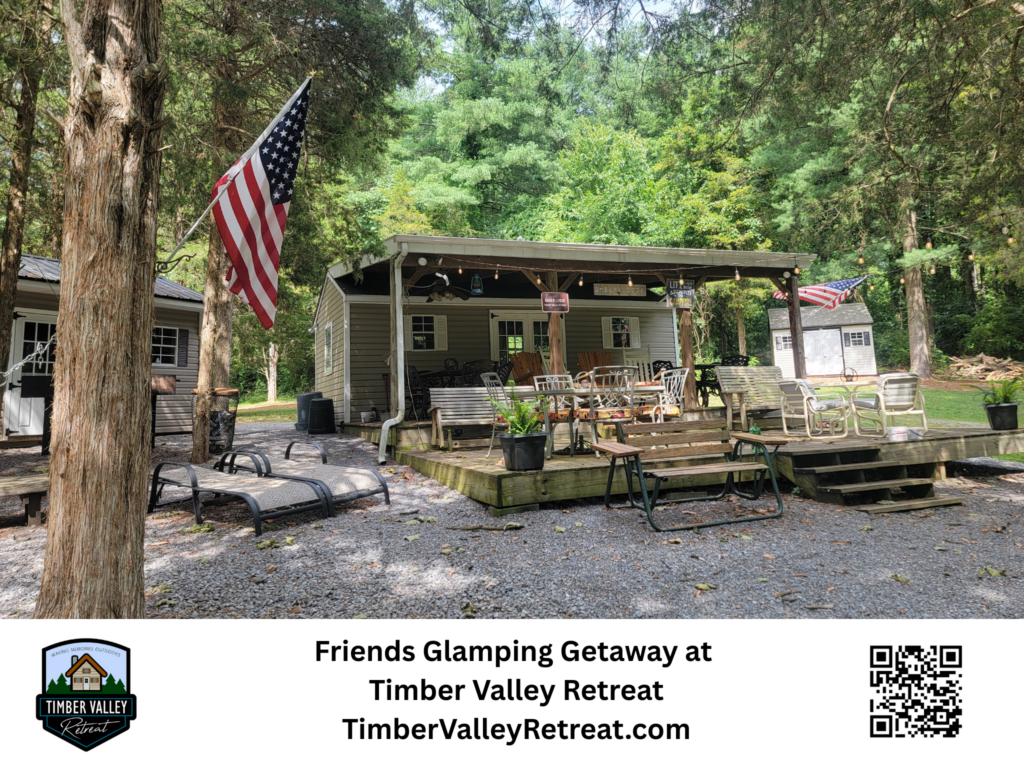 🏕️ Plan the ultimate friends getaway cabin rental! Explore glamping campgrounds in Western Maryland near DC, VA, PA, and WV for a phenomenal group retreat. 🌲