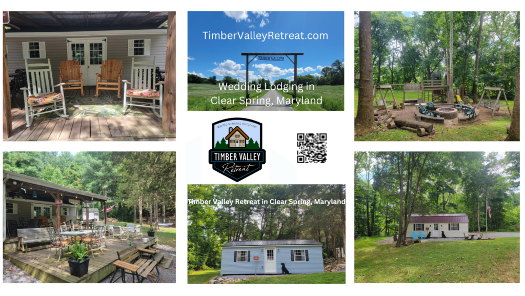 Find the best Wedding Lodging Western Maryland at Timber Valley Retreat. Explore Timber Valley Retreat and Timber Valley Farm Barn Rental for a glamping wedding.