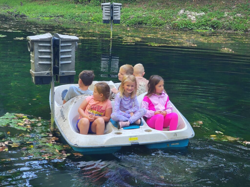 Time on our spring fed pond at Timber Valley Retreat brings smiles to the kids faces every time! 