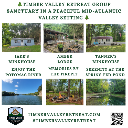 11 Astonishing Secrets of Luxurious Group Glamping Cabins MD at Timber Valley Retreat 🌲
Explore Group Glamping Cabins nestled in the picturesque setting of Clear Spring, Washington County, Maryland. If you are searching for Luxurious Group Glamping Cabins MD, you have found a 100-acre sanctuary designed for "top-notch" comfort and total immersion in nature. Indulge in the epitome of Glamping at Timber Valley Retreat Campground, where your group can secure an unforgettable experience in a truly exclusive environment.