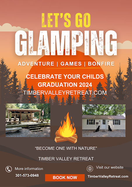 Graduation Camping Cabins Glamping Maryland