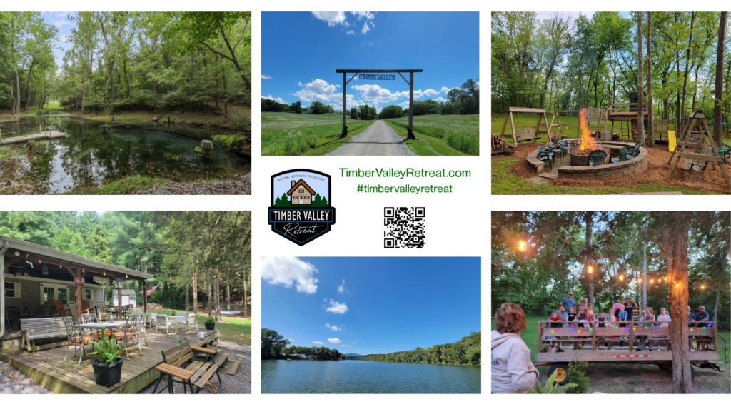 Experience the finest luxury cabin glamping at Timber Valley Retreat. Our Maryland retreat offers 100 private acres near the C and O Canal. Book your group stay!