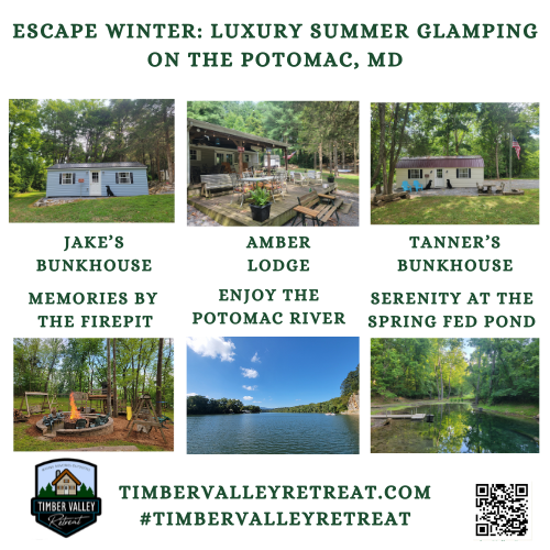 Building Excitement: Every Day is a Good Day
Our motto, "Where every day is a good day," applies even in the middle of a snowstorm. While we don't offer winter glamping, we offer the promise of a perfect spring. The current winter wonderland is just the intermission before the main event. By keeping your eyes on the Best Maryland Glamping prize, you can navigate the January blues with ease.