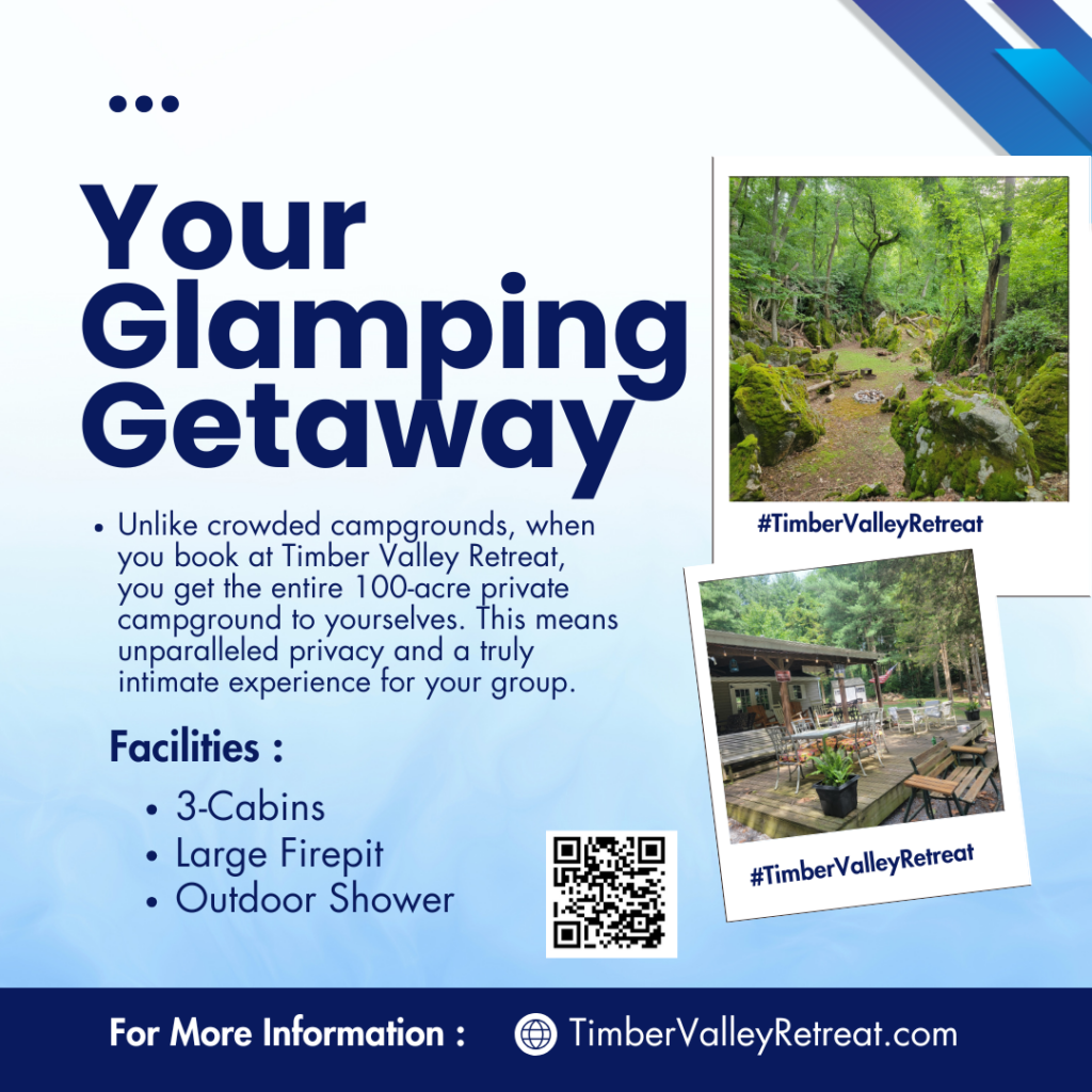 Plan the ultimate Glamping with Friends getaway at Timber Valley Retreat. Our luxury Family Glamping Experience offers comfort and adventure near DC, VA, PA, and WV. 🏕️