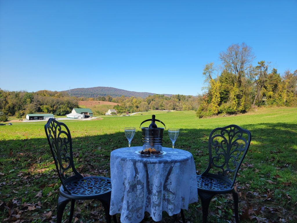 4. Capture the Magic with Natural Beauty 📸
The stunning natural beauty of our retreat provides an unforgettable backdrop for your engagement photos.

Scenic Vistas: From the ancient hardwoods to the shimmering pond, every corner of our Clear Spring Glamping site is “picture-perfect.”
Proximity to the River: Take a 3-minute walk to the Potomac River for sunset photos that capture the golden glow of the water.
