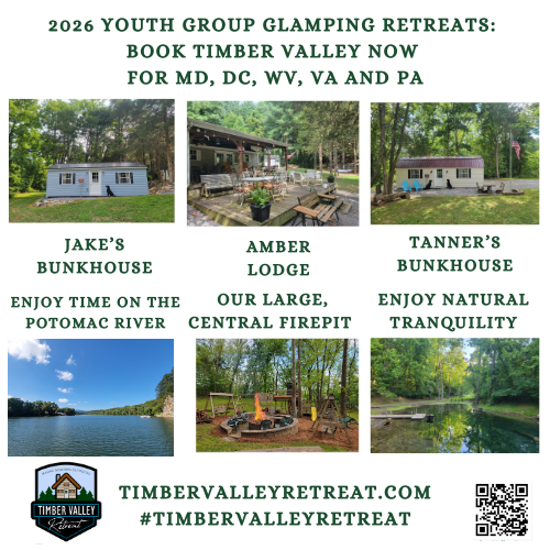 Youth Group Glamping Retreats Tents at Timber Valley Retreat