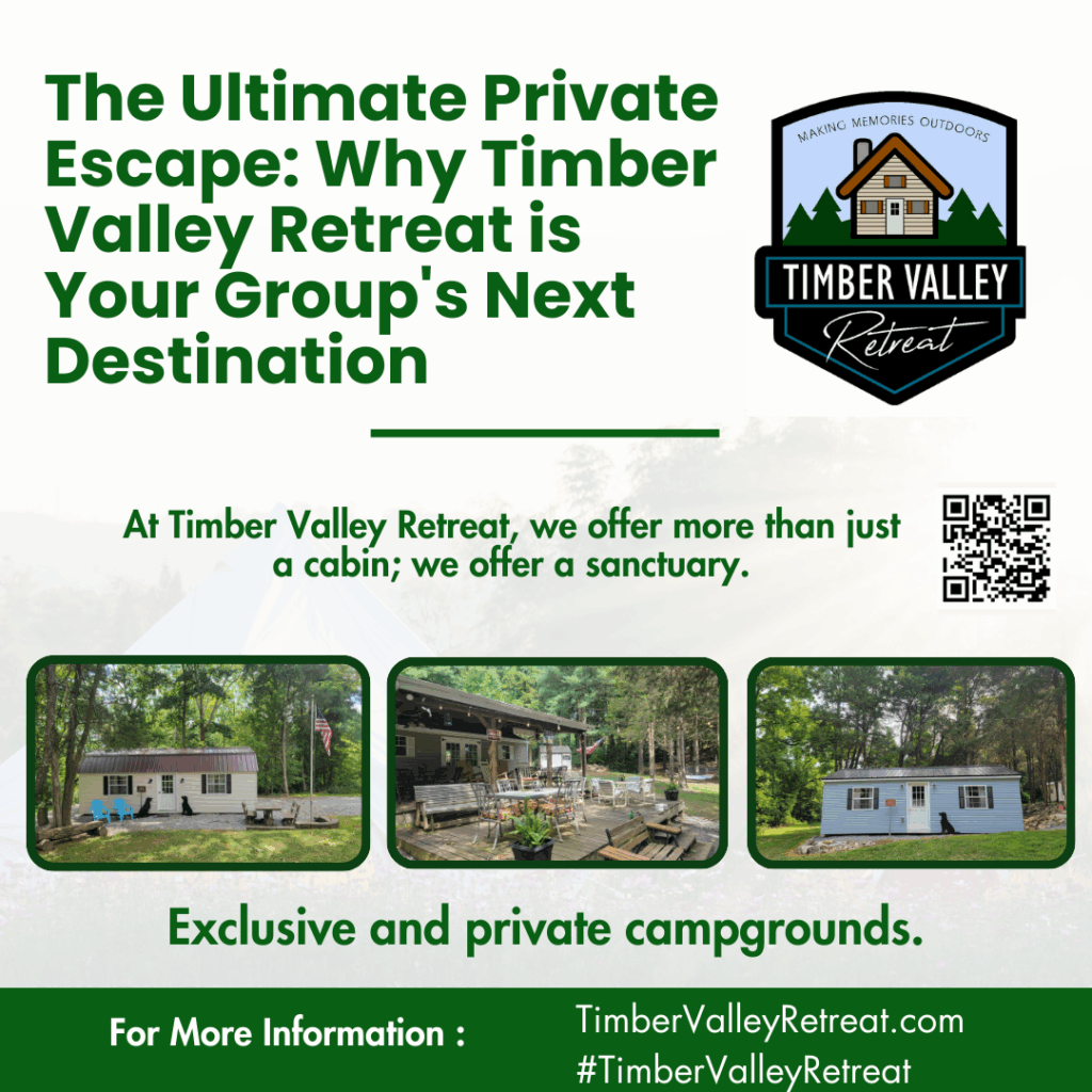 Private Group Glamping at Timber Valley Retreat in Washington County, Maryland
