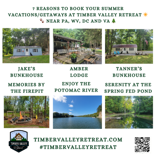 Booking Summer Vacations/Getaways at Timber Valley Retreat. 🛶✨