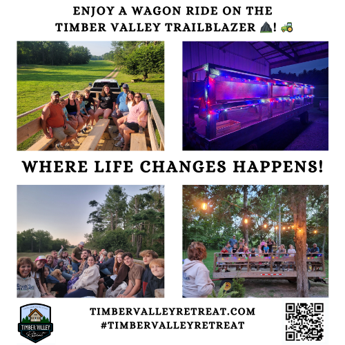 The Timber Valley Trailblazer Wagon Ride Experience
No Guys Private Weekend Getaway is complete without a bit of mechanical adventure. The Timber Valley Trailblazer wagon ride is our signature way to move the crew across the 100 acres. This rugged transport takes you from the high ground of the lodges down toward the riverfront and back again. It’s an essential part of the Timber Valley Retreat experience, allowing everyone to stay together while taking in the sights. The Timber Valley Trailblazer represents the spirit of exploration that defines every great Guys Private Weekend Getaway.