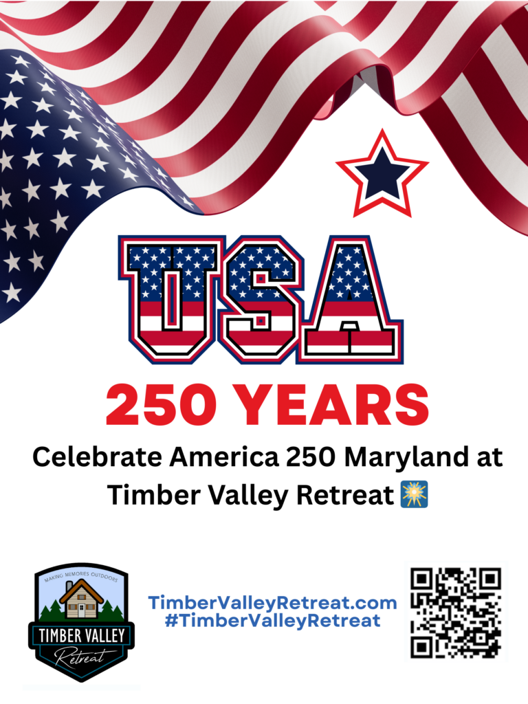 Planning a truly memorable, historic getaway for the nation’s 250th anniversary is an exciting journey into the heart of our country’s heritage. The upcoming America 250 Maryland Celebration is more than just a date on the calendar; it's a once-in-a-lifetime opportunity to reflect on 250 years of American progress, history, and natural beauty. 🎆 For discerning travelers looking for a peaceful, professional, and breathtaking home base for these festivities, Timber Valley Retreat in Washington County, Maryland, offers the perfect setting. As Maryland positions itself as a premier destination for the official festivities, staying with us ensures you are perfectly situated where history was made. 🌲