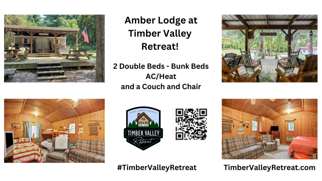 Amber Lodge: This is our flagship cabin. With its massive wrap-around porch, it’s the perfect spot for morning meditation or birdwatching. Inside, you’ll find high-efficiency heating and air conditioning to keep the environment perfect. By providing real beds and temperature control, we ensure that your Private Maryland Glamping Retreat remains comfortable regardless of the season. 🛌