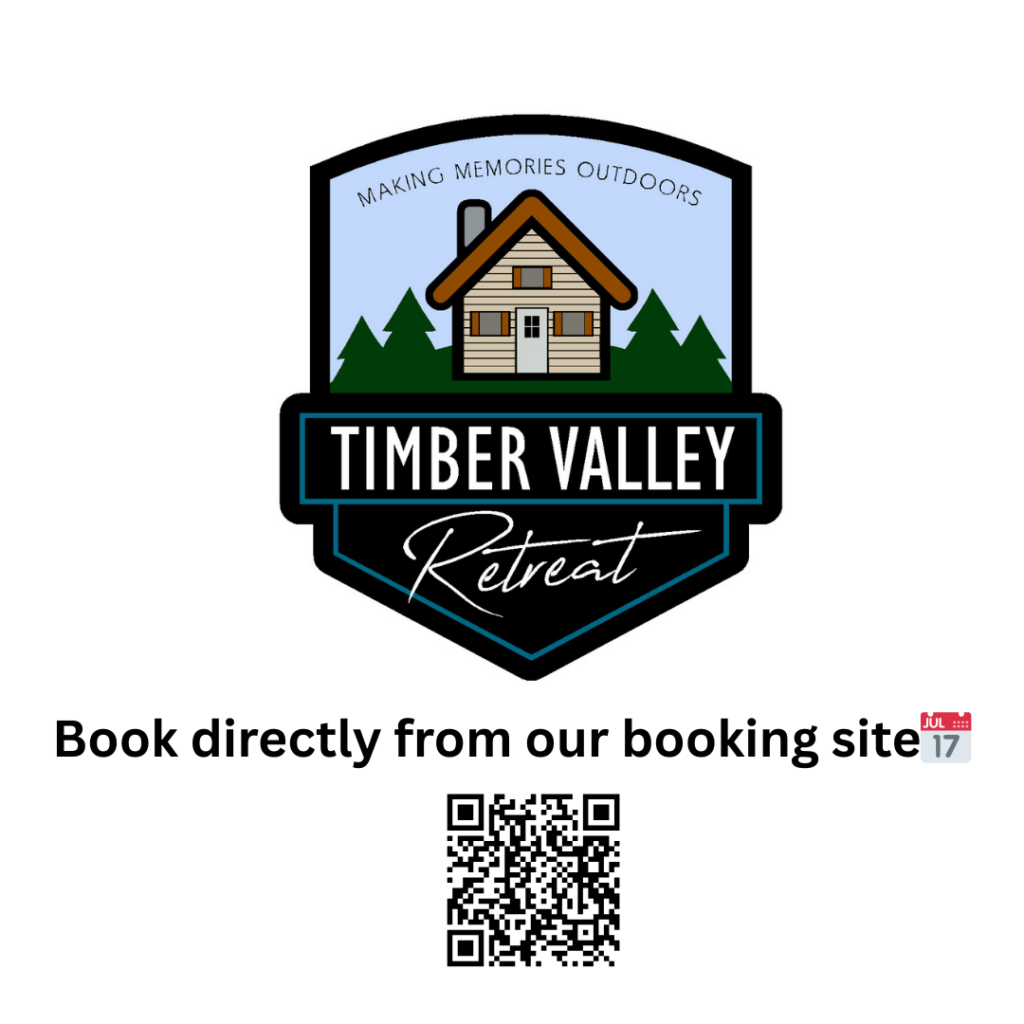 Book your stay directly at Timber Valley Retreat and save on booking fees here! 🔗🏩