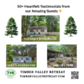 50+ heartfelt guest testimonials for Timber Valley Retreat glamping cabins, featuring Tanner’s Bunkhouse, Jake’s Bunkhouse, and Amber Lodge on our 100-acre farm in Clear Spring, Maryland. 🌲🏡✨