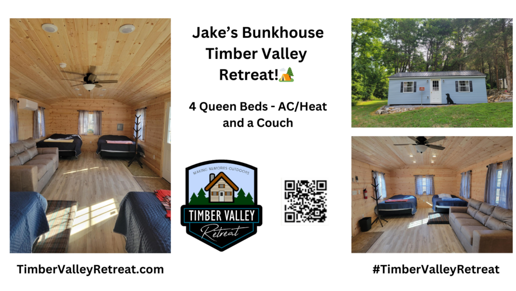 Jake’s Bunkhouse: The Perfect Nature Escape 

Jake’s Bunkhouse is the perfect spot for those who love the outdoors but appreciate a solid roof and a cool breeze. Forget the stress of pitching a tent; this is glamping done right, designed for those who want to immerse themselves in nature without the “roughing it” headache.

Like our main barn, this cabin is built to modern standards, ensuring you get a restful night deep in the valley without sacrificing comfort. It is a pristine, modern bunkhouse option featuring four queen beds to ensure everyone has a comfortable, climate-controlled place to rest after a day of exploring. Experience the valley with a “green” footprint and high-quality finishes that make every stay feel like a true retreat.
