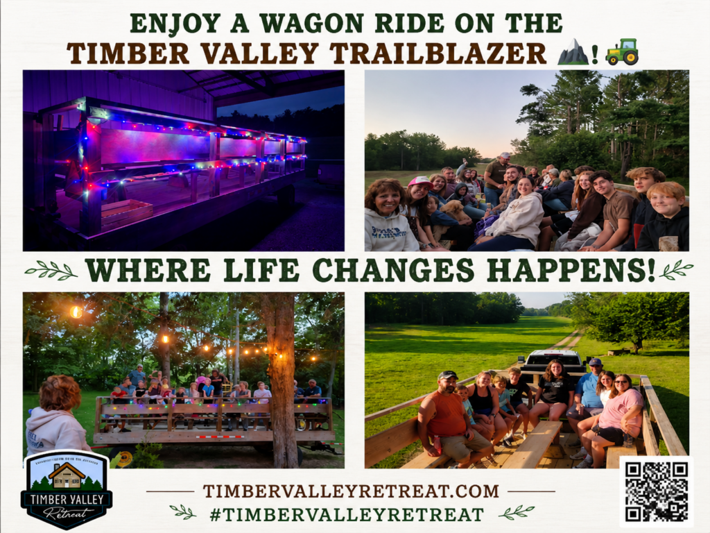 🚜 Unique Experiences That Make Your Visit Special

The Trailblazer Wagon Ride is one of the most unique features available.

Included with every booking

Designed for all ages

A memorable shared experience

It adds something truly special to your time together.