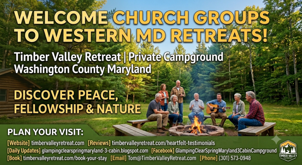 1. Exclusive Privacy for Your Church Group Retreat Western MD
When you book a retreat, you want the space to be truly yours. Our property is a Private Campground Washington County Maryland, ensuring that your event remains intimate and uninterrupted. Unlike large commercial parks that can feel crowded and impersonal, we offer an exclusive setting for just you and your guests. This solitude is essential for church groups looking to host prayer sessions, worship, or team-building activities without external distractions.