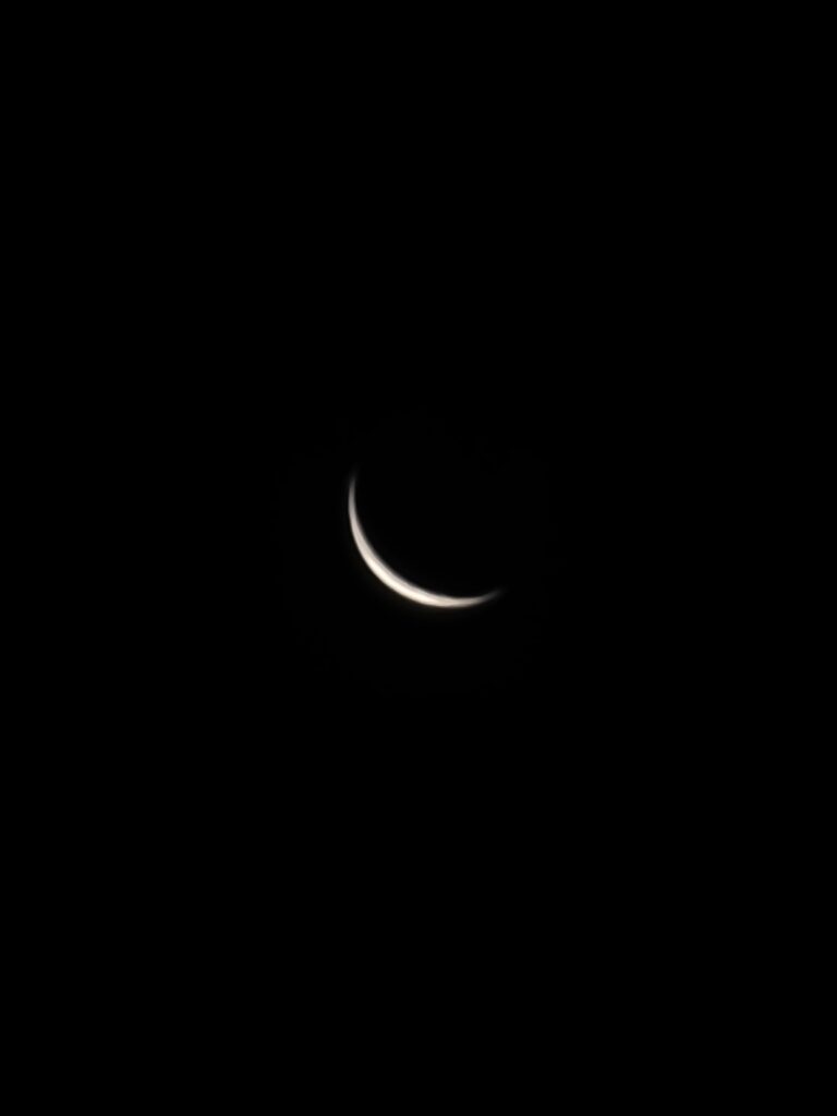 One of the reasons guests enjoy staying at a Western Maryland Stargazing Cabin is that they may catch just a sliver of the moon.