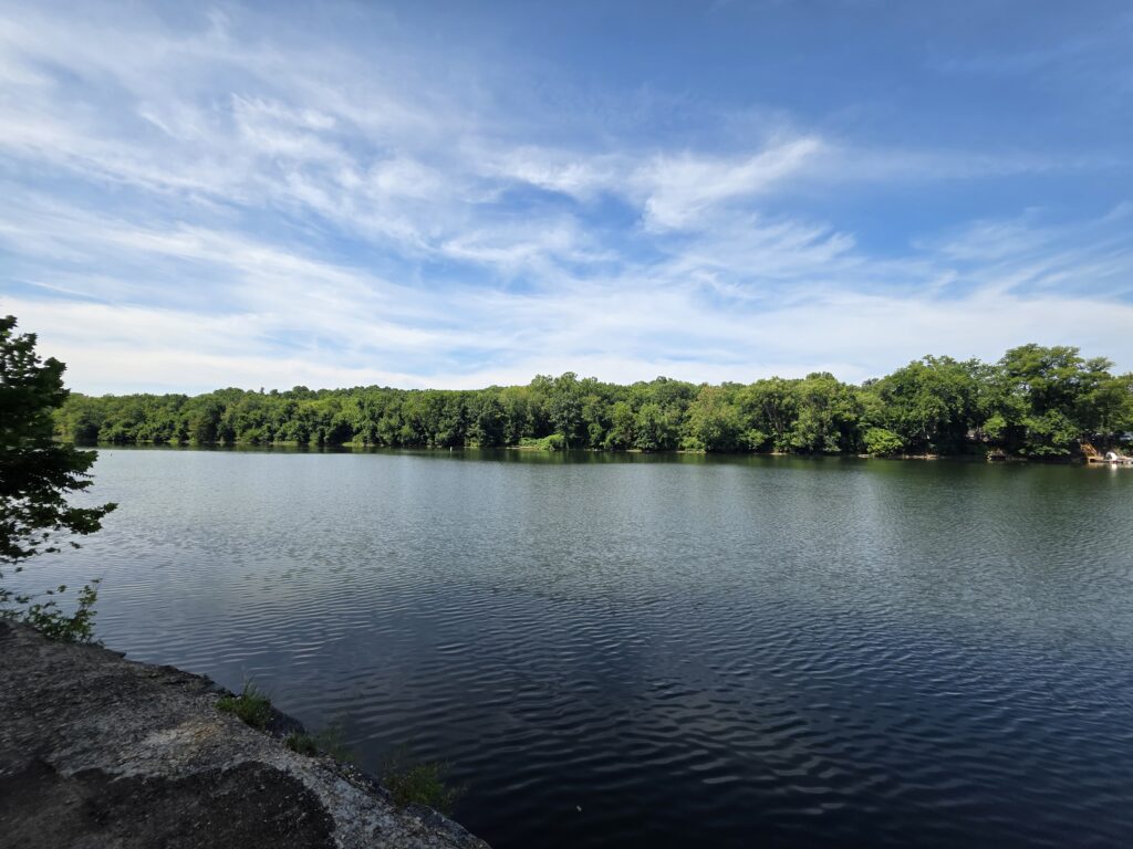A peaceful natural landscape at Timber Valley Retreat reflects the commitment to Leave No Trace and protecting the woods, wildlife, and outdoor experiences for future generations.