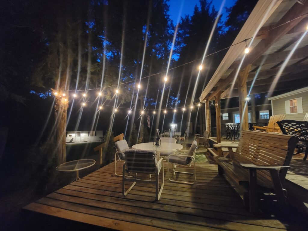 Cabin Getaway Maryland with glamping accommodation surrounded by trees at Timber Valley Retreat