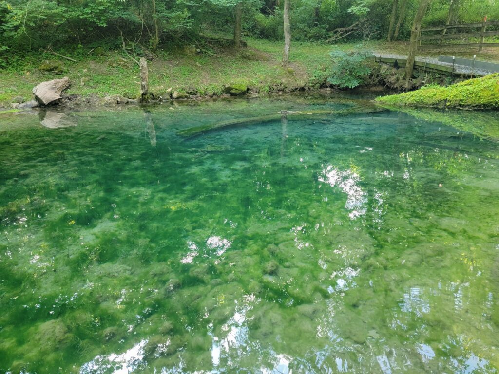 Peaceful Places in Maryland. Spring-fed pond at Timber Valley Retreat, a peaceful place in Maryland and an Exclusive Private Cabin Retreat in Washington County near Washington DC, Northern Virginia, Pennsylvania, West Virginia, and Maryland's Eastern Shore.
